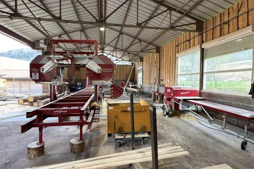 Scierie SERRA BAVARIA SL130i en action 4
